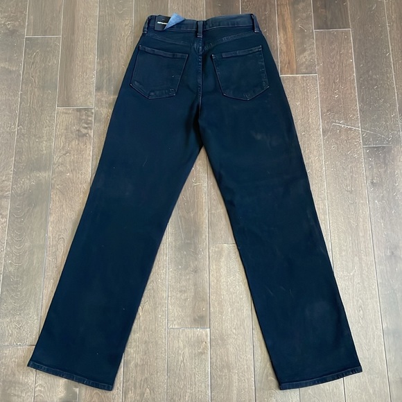 Just Black Denim - The Ultra High Dad Jean in Black, Size 25 - Picture 3 of 4